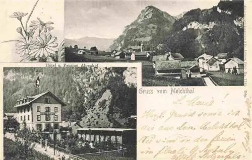 AK / Ansichtskarte  Melchthal_Melchtal_OW Panorama Hotel Pension Alpenhof