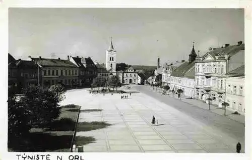 AK / Ansichtskarte 73974287 Tyniste_nad_Orlici_Reichenau_Knieschna_CZ Stadtplatz