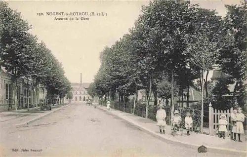 AK / Ansichtskarte  Nogent-le-Rotrou_28_Eure-et-Loir Avenue de la Gare