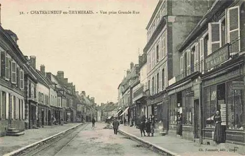 AK / Ansichtskarte  Chateauneuf-en-Thymerais_Chateauneuf-en-Thimerais_28_Eure-et-Loir Vue prise Grande Rue