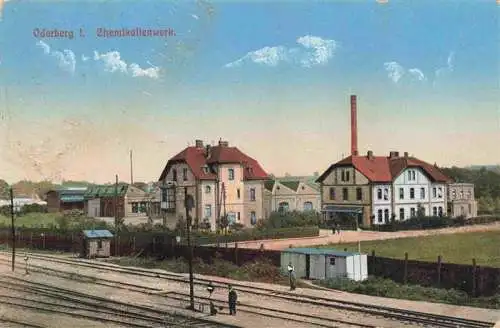 AK / Ansichtskarte 73975221 Oderberg_Bohumin_CZ Chemikalienwerk Eisenbahn Feldpost