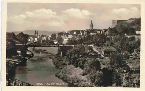 AK / Ansichtskarte 73975343 Glatz_Klodzko_Niederschlesien_PL Panorama Blick ueber die Neisse