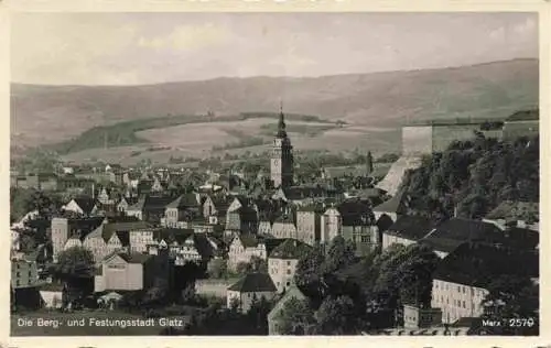 AK / Ansichtskarte 73975351 Glatz_Klodzko_Niederschlesien_PL Panorama Berg- und Festungsstadt Feldpost