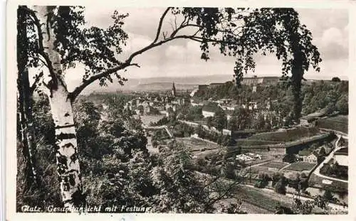 AK / Ansichtskarte 73975353 Glatz_Klodzko_Niederschlesien_PL Panorama Blick zur Festung