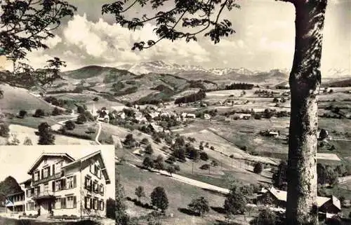 AK / Ansichtskarte  Oberhelfenschwil_SG Gasthaus zur Frohen Aussicht mit Saentis und Churfirsten