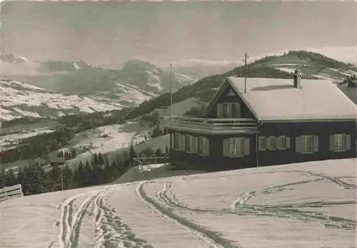 AK / Ansichtskarte  Ebnat-Kappel_SG Ski- und Ferienhaus Pfungen Alpenpanorama