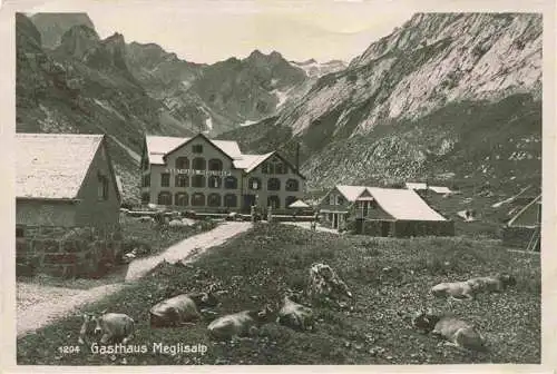 AK / Ansichtskarte  Meglisalp_1520m_Altmann_AR Gasthaus Meglisalp