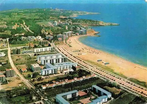 AK / Ansichtskarte 73976097 Salou_Tarragona_Costa_Dorada_ES Vista de la bahia en avion