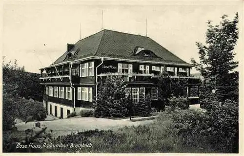 AK / Ansichtskarte 73976162 Bad_Brambach Bose Haus Radiumbad