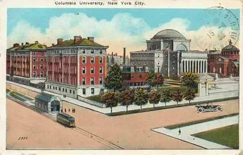 AK / Ansichtskarte 73976618 NEW_YORK_City_USA Columbia University Illustration