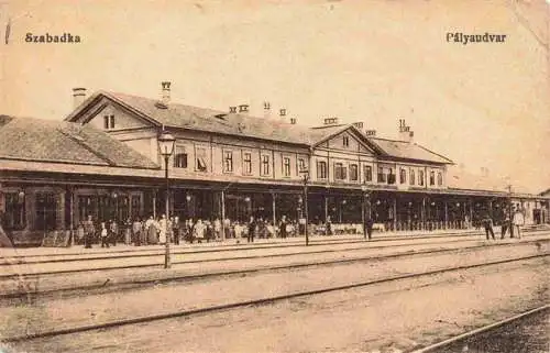 AK / Ansichtskarte 73976632 Szabadka_SUBOTICA_Serbija Palyaudvar Bahnhof