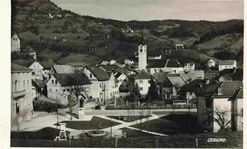 AK / Ansichtskarte 73976639 Cerkno_LJUBLJANA_Laibach_Slovenia Ortsansicht mit Kirche