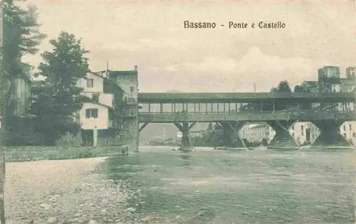 AK / Ansichtskarte 73976692 Bassano_del_Grappa_IT Ponte e Castello