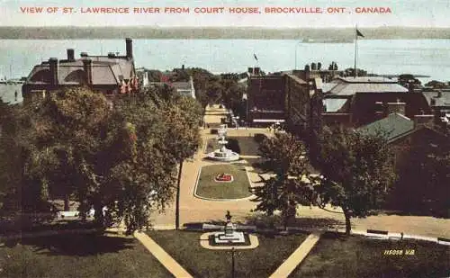 AK / Ansichtskarte 73976730 Brockville_Ontario_Canada View of St Lawrence River from Court House