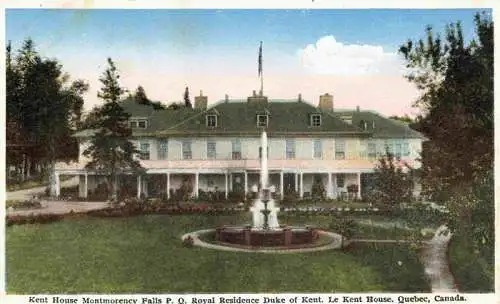 AK / Ansichtskarte 73976733 Montmorency_Quebec_Canada Kent House Royal Residence Duke of Kent