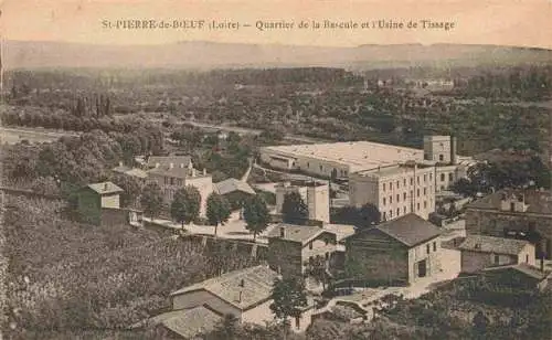 AK / Ansichtskarte  St-Pierre-de-Boeuf_42_Loire Quartier de la Bascule et l'Usine de Tissage