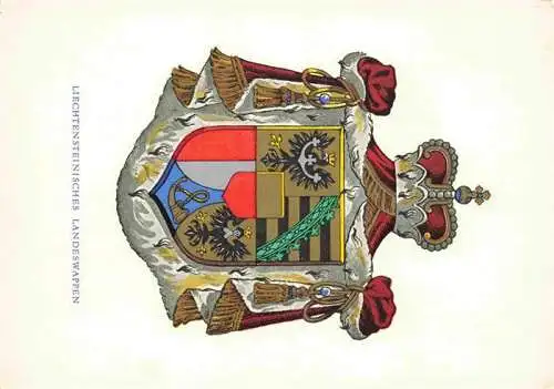 AK / Ansichtskarte 73977145 Vaduz_Liechtenstein_FL Wappen