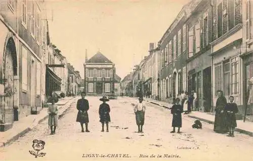 AK / Ansichtskarte  Ligny-le-Chatel_89_Yonne Rue de la Mairie