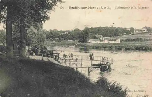 AK / Ansichtskarte  Neuilly_-sur-Marne_93_Seine-Saint-Denis Abreuvoir et la Baignade