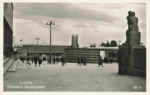 AK / Ansichtskarte  BERN_BE Hyspa Festhalle und Baederbrunnen