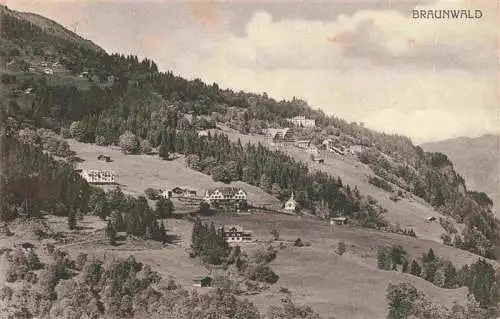 AK / Ansichtskarte  Braunwald_GL Panorama