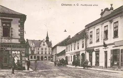 AK / Ansichtskarte 73977465 Chlumec_Cidlinou_Chlumetz_Zidlina_CZ Perstynska ulice