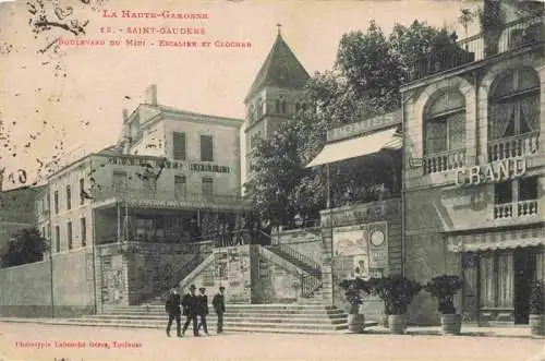 AK / Ansichtskarte  Saint-Gaudens_St-Gaudens_31_Haute-Garonne Boulevard du Midi Escalier et Clocher