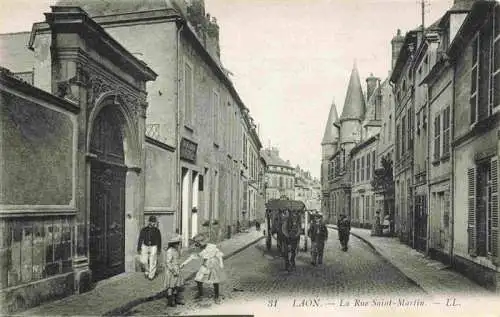 AK / Ansichtskarte  Laon_02_Aisne La Rue Saint Martin