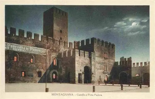 AK / Ansichtskarte 73978011 Montagnana_Padua_Veneto_IT Castello e Porta Padova