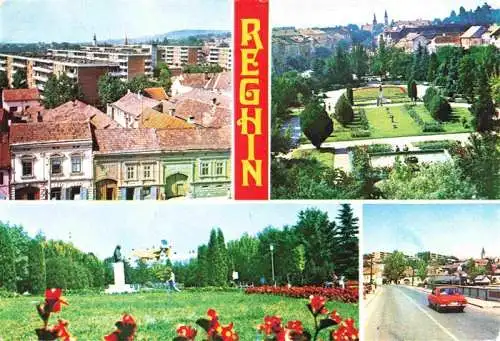 AK / Ansichtskarte 73978357 Reghin_RO Teilansichten Park Denkmal