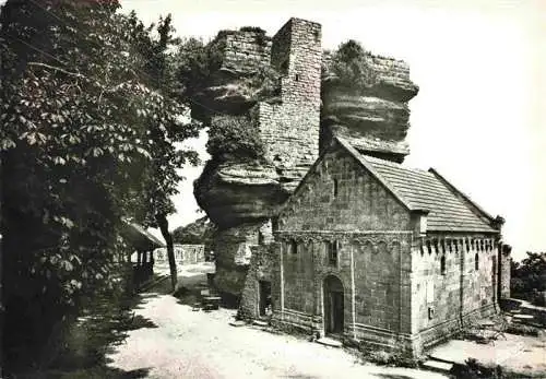 AK / Ansichtskarte  Saverne_Zabern_67_Bas_Rhin_Alsace Château du Haut-Barr le rocher et la chapelle