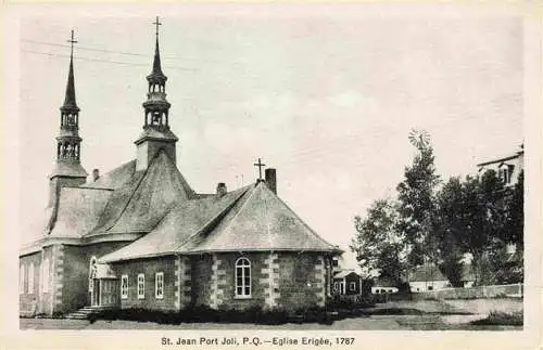 AK / Ansichtskarte 73979096 St_Jean_Port_Joli_Quebec_Canada Eglise Kirche 18. Jhdt.