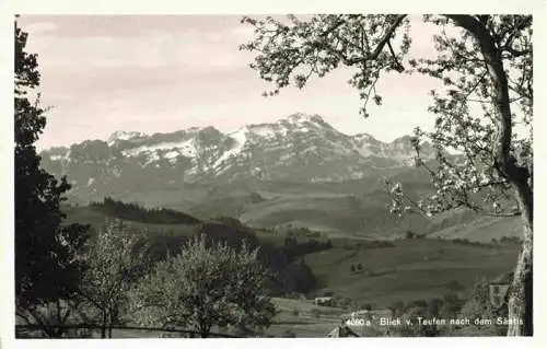 AK / Ansichtskarte  Teufen_AR Panorama mit Sentas