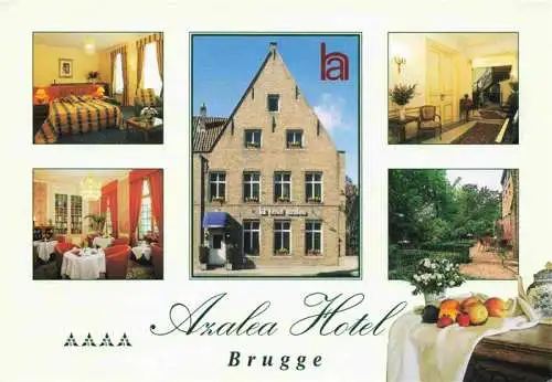 AK / Ansichtskarte 73979394 BRUGGE_Bruges_Belgie Azalea Hotel Restaurant Fremdenzimmer