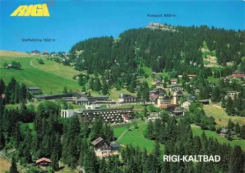 AK / Ansichtskarte  Rigi_Kaltbad_LU Panorama Blick zum Rotstock Staffelhoehe