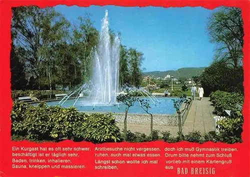 AK / Ansichtskarte 73979472 Bad_Breisig Kurpark Wasserspiele