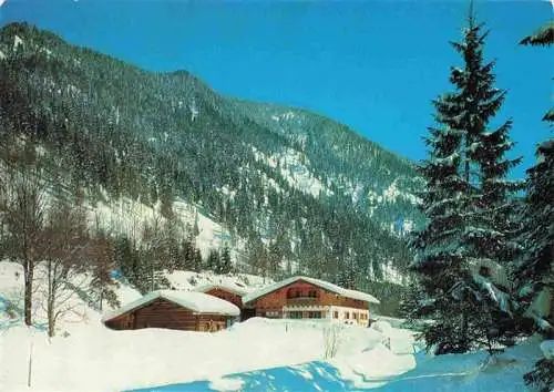 AK / Ansichtskarte 73979522 Kreuth_Tegernsee Ausflugsgaststaette und Café Schwaigeralm im Winterzauber