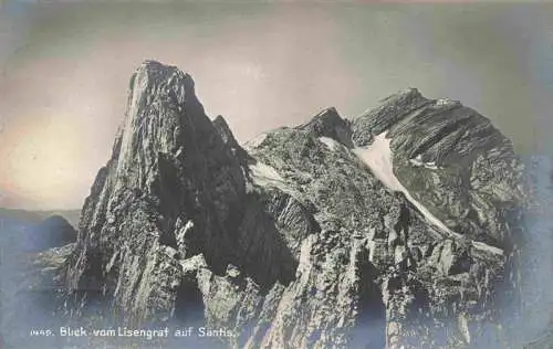 AK / Ansichtskarte  Lisengrat_Altmann_IR mit Blick auf Saentis