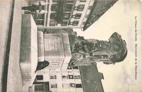 AK / Ansichtskarte  LA_CHAUX-DE-FONDS_NE Monument de la Republique