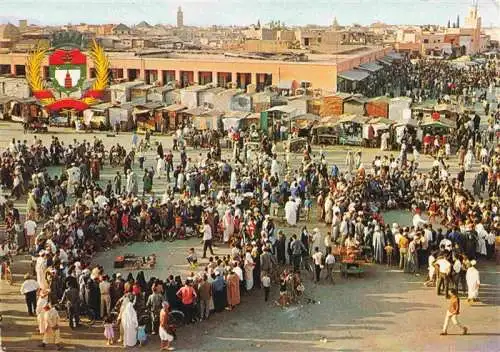 AK / Ansichtskarte 73979788 Marrakech_Marrakesch_Maroc La celebre Place Djemaa El Ena