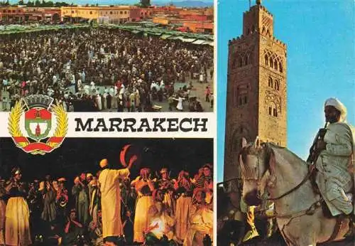 AK / Ansichtskarte 73979793 Marrakech_Marrakesch_Maroc Souvenir de Marrakech