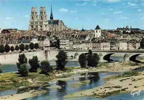 AK / Ansichtskarte  ORLEANS_45_Loiret Le Pont George V et la Cathedrale Sainte Croix