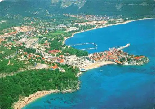 AK / Ansichtskarte 73979958 BUDVA_Montenegro Fliegeraufnahme