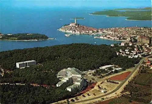 AK / Ansichtskarte 73980017 Rovinj_Rovigno_Istrien_Croatia Fliegeraufnahme