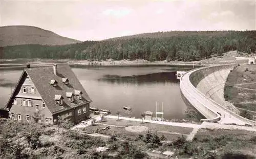 AK / Ansichtskarte 73980180 Schwarzenbach_Forbach Panorama Talsperre im Schwarzwald Sperrmauer Gaststaette