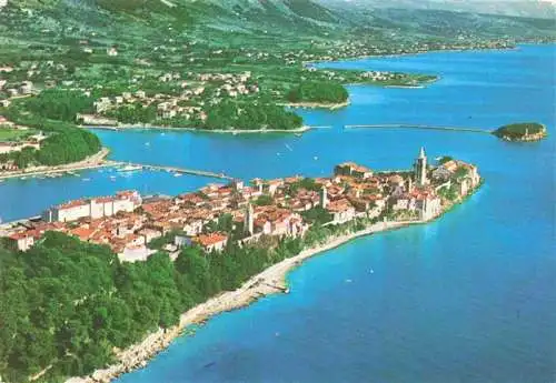 AK / Ansichtskarte 73980807 Rab__Croatia Fliegeraufnahme