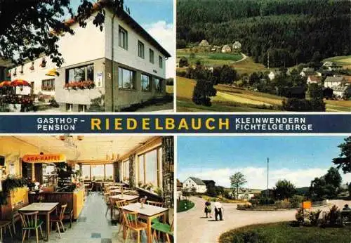 AK / Ansichtskarte 73981308 Kleinwendern Gasthof Pension Riedelbauch Gastraum Panorama Park