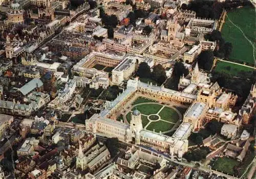 AK / Ansichtskarte 73981478 Oxford__Oxfordshire_UK Aerial view of Christ Church