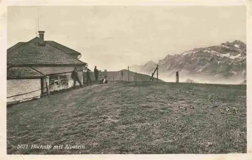 AK / Ansichtskarte  Hochalp_1530m_Urnaesch_SG Berggasthof Hochalp mit Alpstein