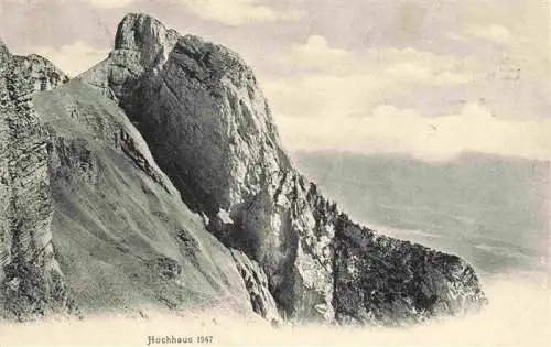 AK / Ansichtskarte  Appenzell_IR Hochhaus Bergwelt Appenzeller Alpen